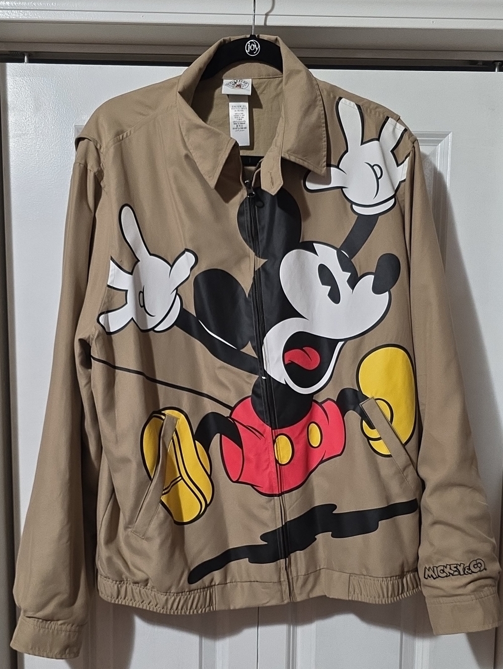 Disney Mickey Mouse Tan Jacket
